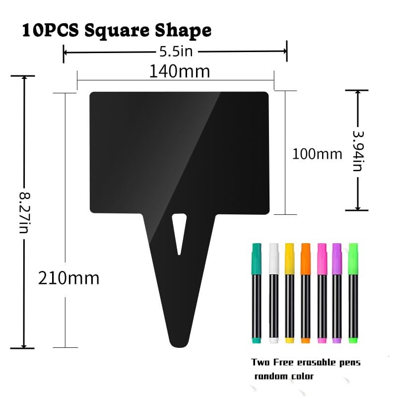 10 Pack Plug-in Label Display, Plastic Sign Clips, Mini Signs for Food Displa…