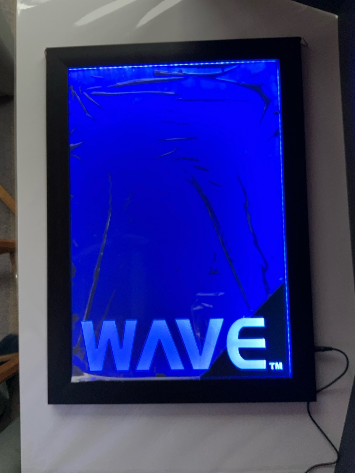 WAVE Vodka LED Message Writing Board Illuminated Erasable Lighted Chalkboard