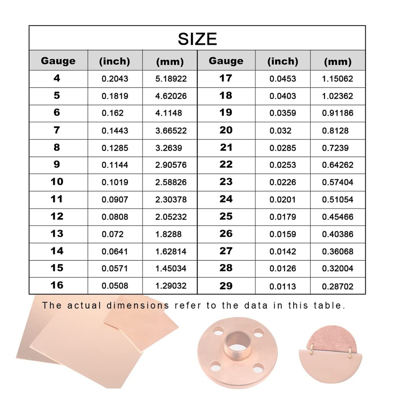 22 Gauge 99.9% Pure Copper Sheet, 2 Pcs (0.02″ x 3.9″ x 3.9″) Copper Plates B…