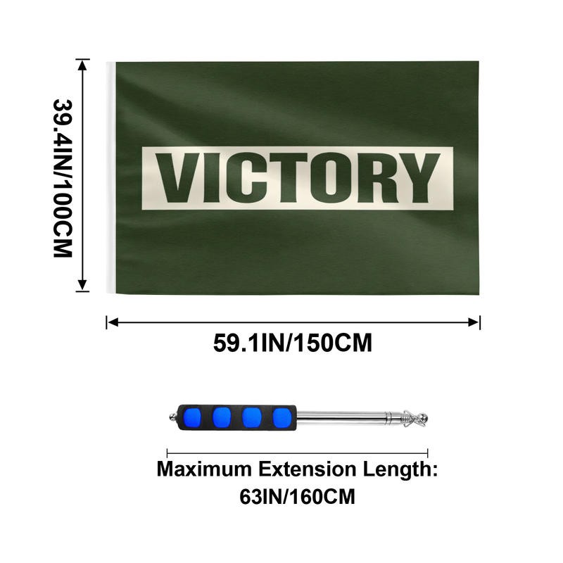Custom Design Flag 59×39in, Customizable Banner for Events, Home & Sports Cheer