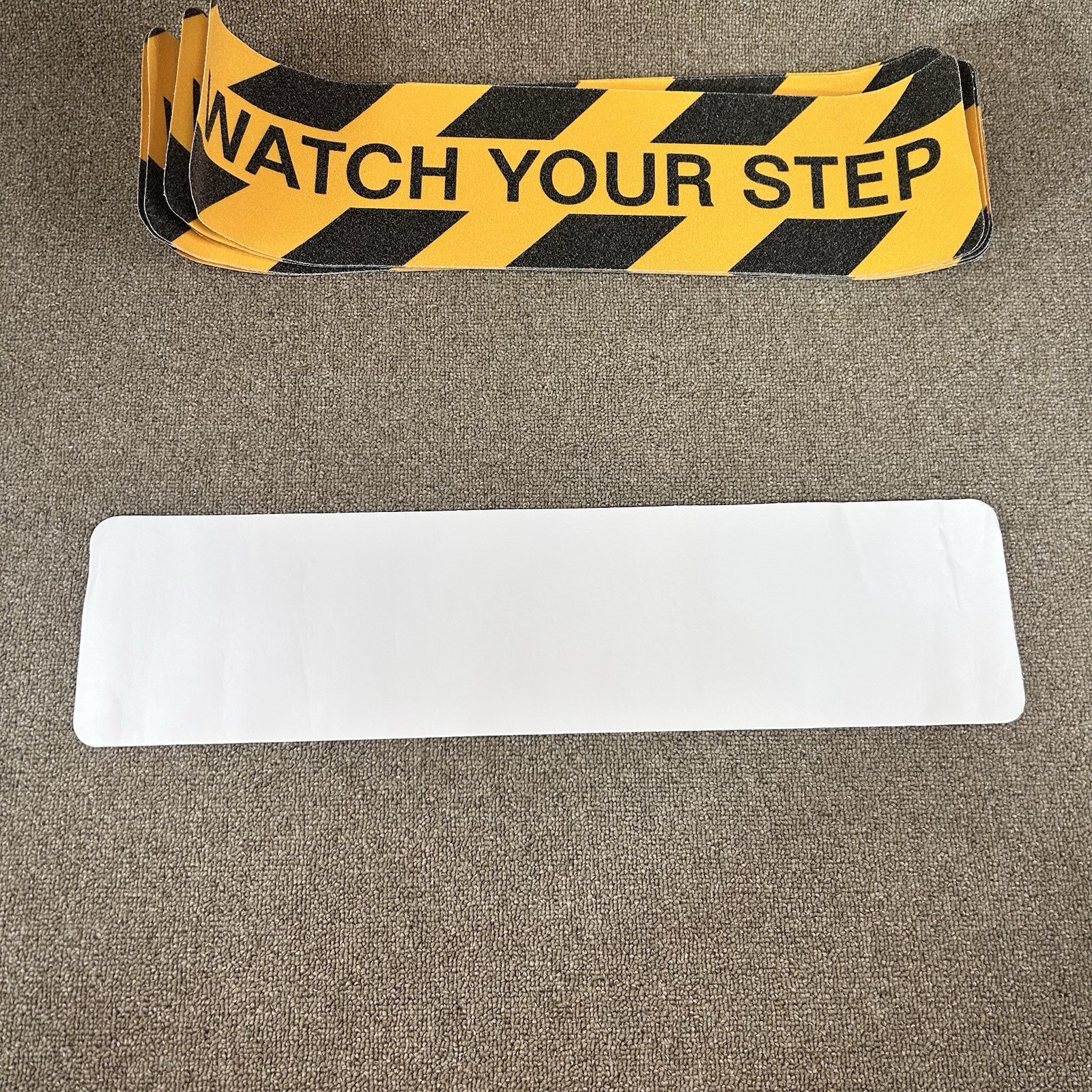 8 Pk 6″ x 24″ Watch Your Step Floor Tape Anti Slip Warning Sign Adhesive Sticker