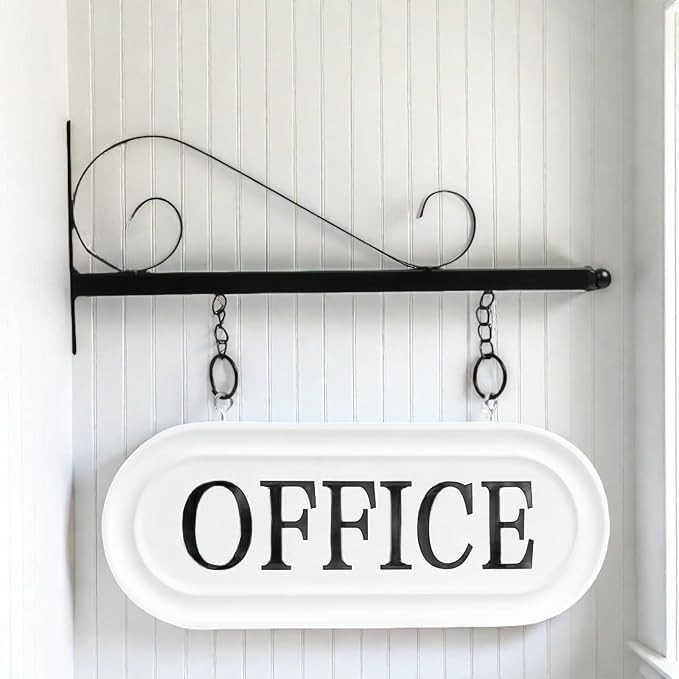 Office Sign for Door – Double-Sided Wall-Mounted Business Signs for Outside M…