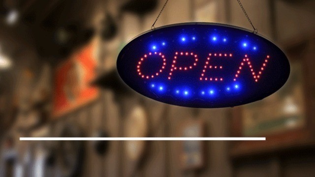 Bright LED Open Sign 19″x10″ High Visibility Electric Display for Business, Bar,