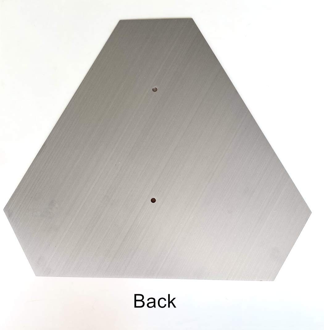 Señal triangular de aluminio para vehículos de movimiento lento (tractor)