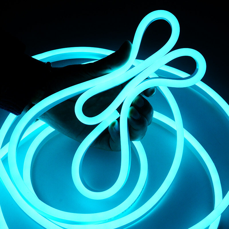 Ice Blue 110V LED Neon Light Strip Lamp For Home Garden Wedding Party DIY Decor