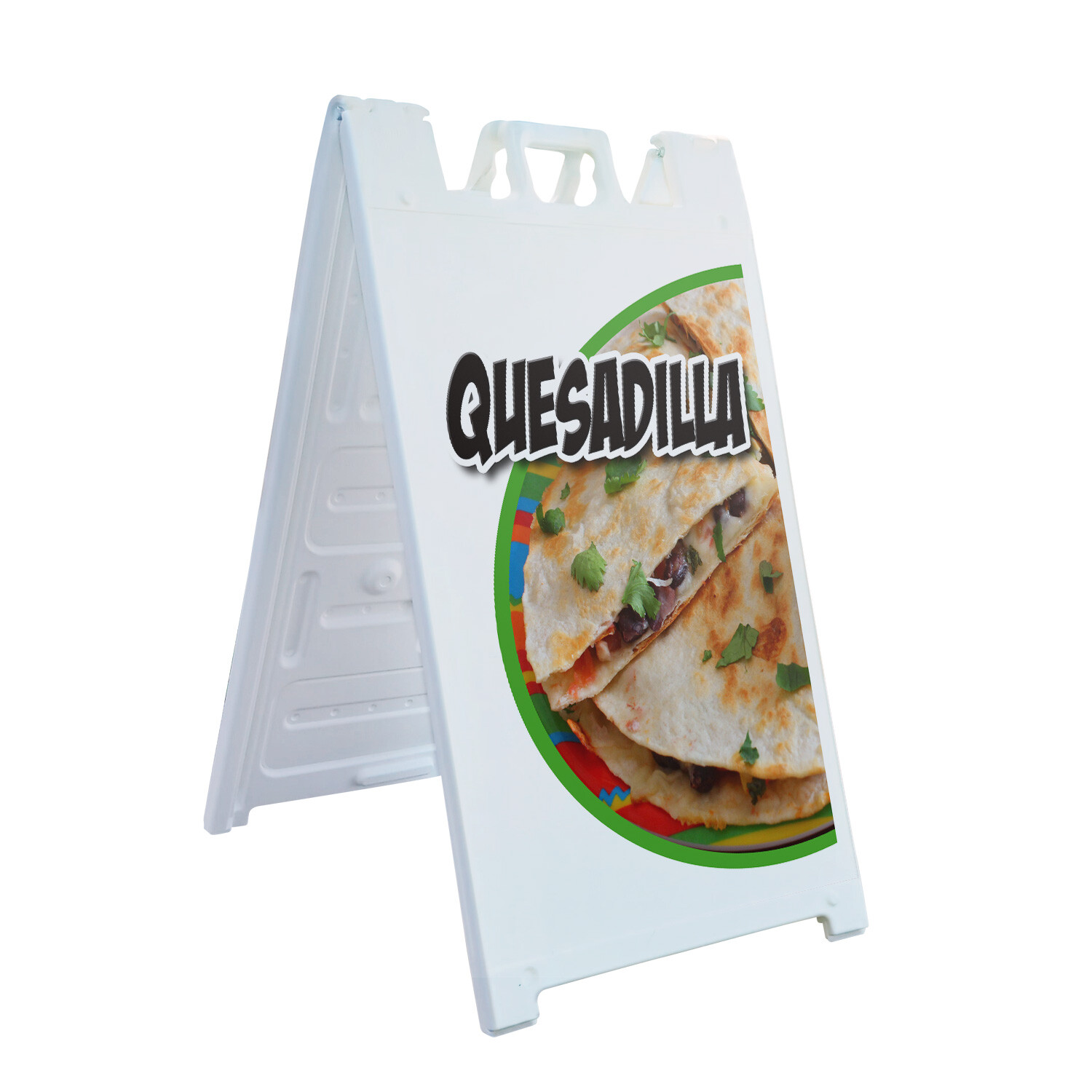 A-frame Sidewalk Quesadilla 24″ x 36″ Double Sided A-Frame Sidewalk Sign
