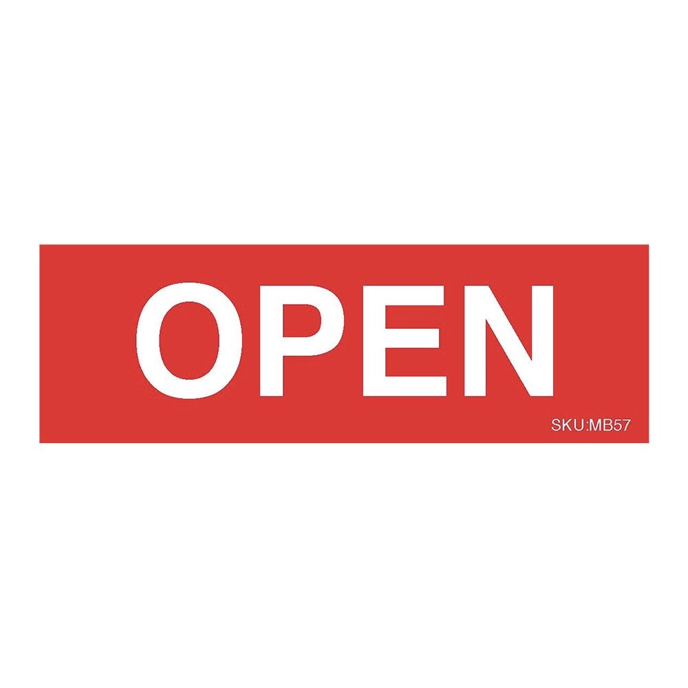 3 Pack Open Closed Magnet Signs Reusable Status Indicator Labels