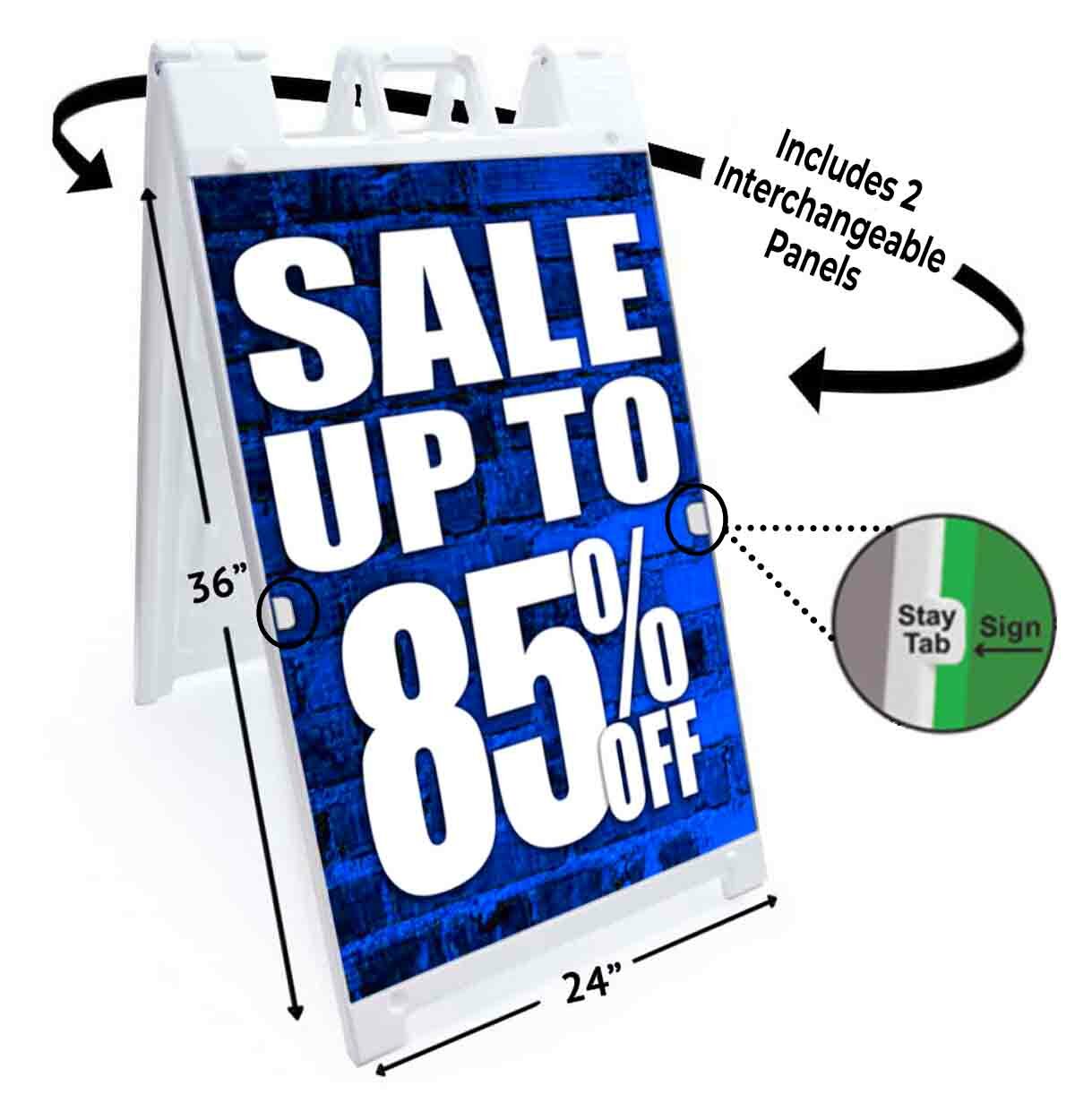 Sale Up To 85% Off Signicade 24×36 A Frame Sidewalk Sign Double Sided