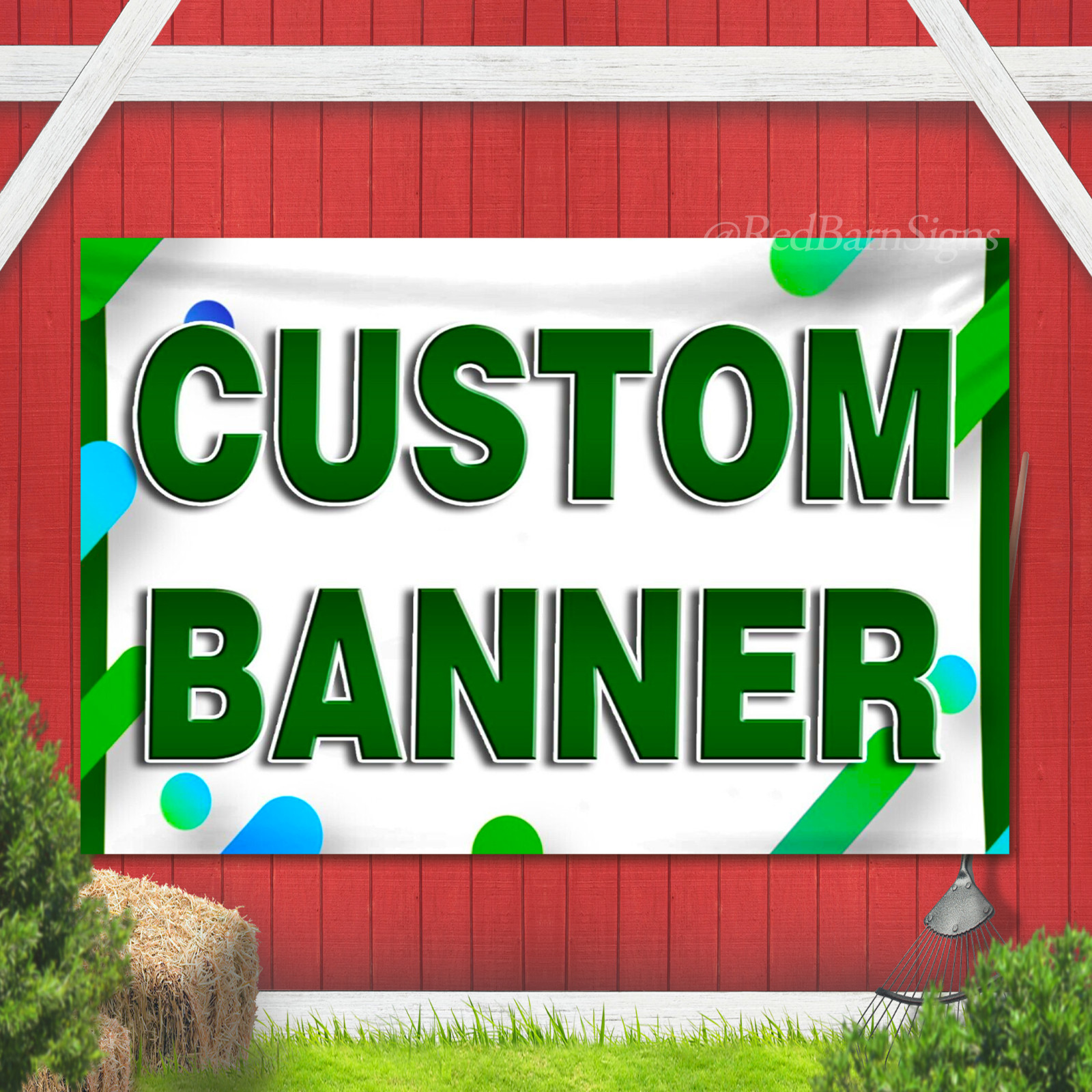 6SIGN Custom Personalized Vinyl Banner-Premium 13oz Heavy Duty Semi-Gloss Vinyls