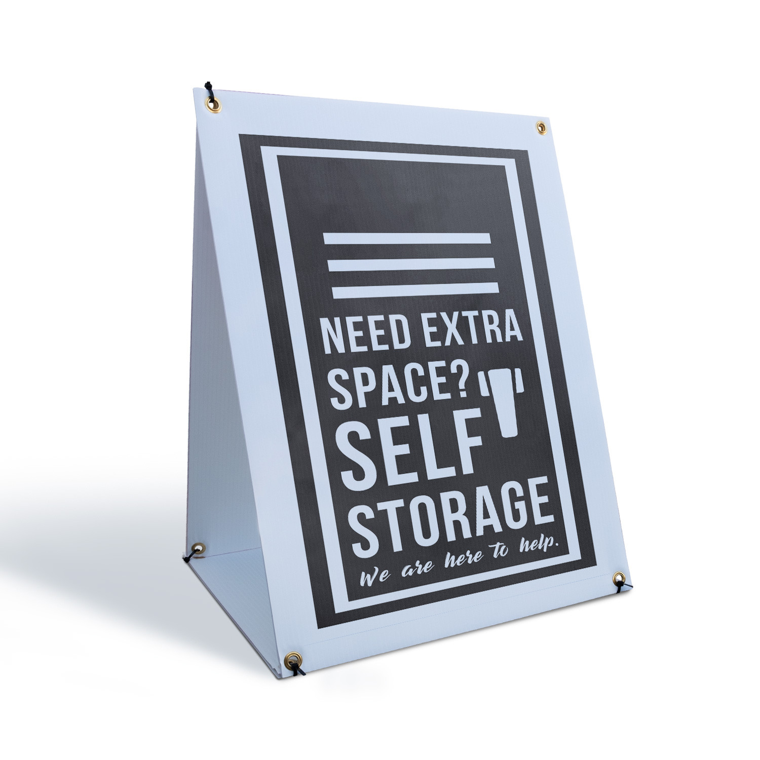 Need Extra Space Self Storage A-Frame Sidewalk Sign Affordable Units Available