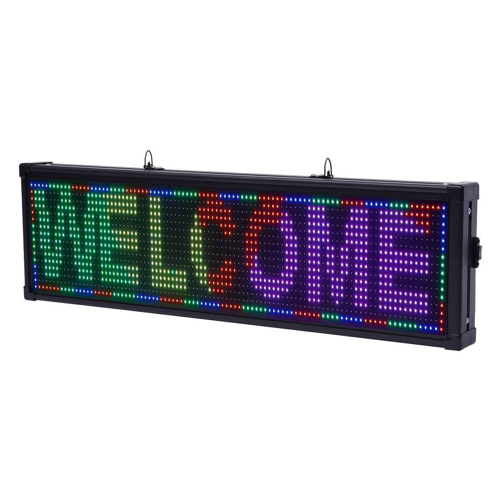 LED Scrolling Sign 26″*8″ Message Board Full Color RGB Programmable Sign