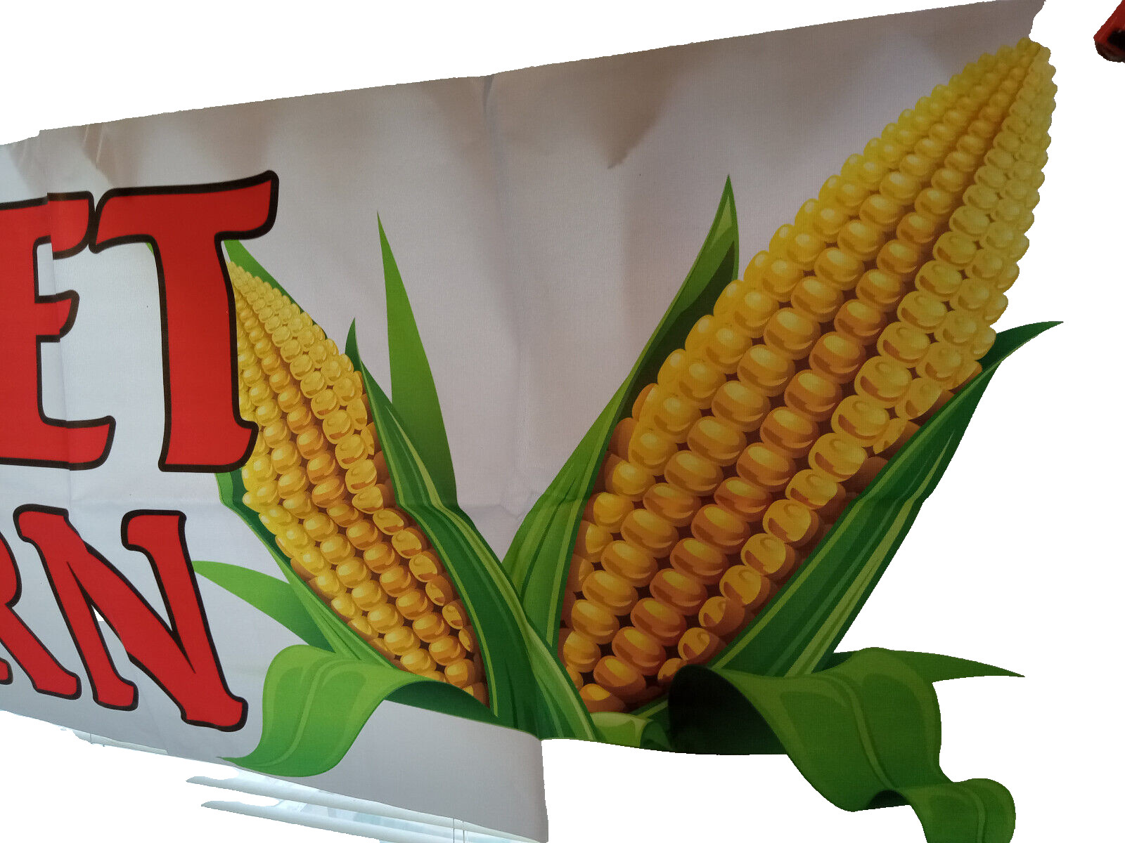 Vinyl Banner – Sign Sweet Corn Restaurant Cafe Bar Restaurant & Food 18″X48″