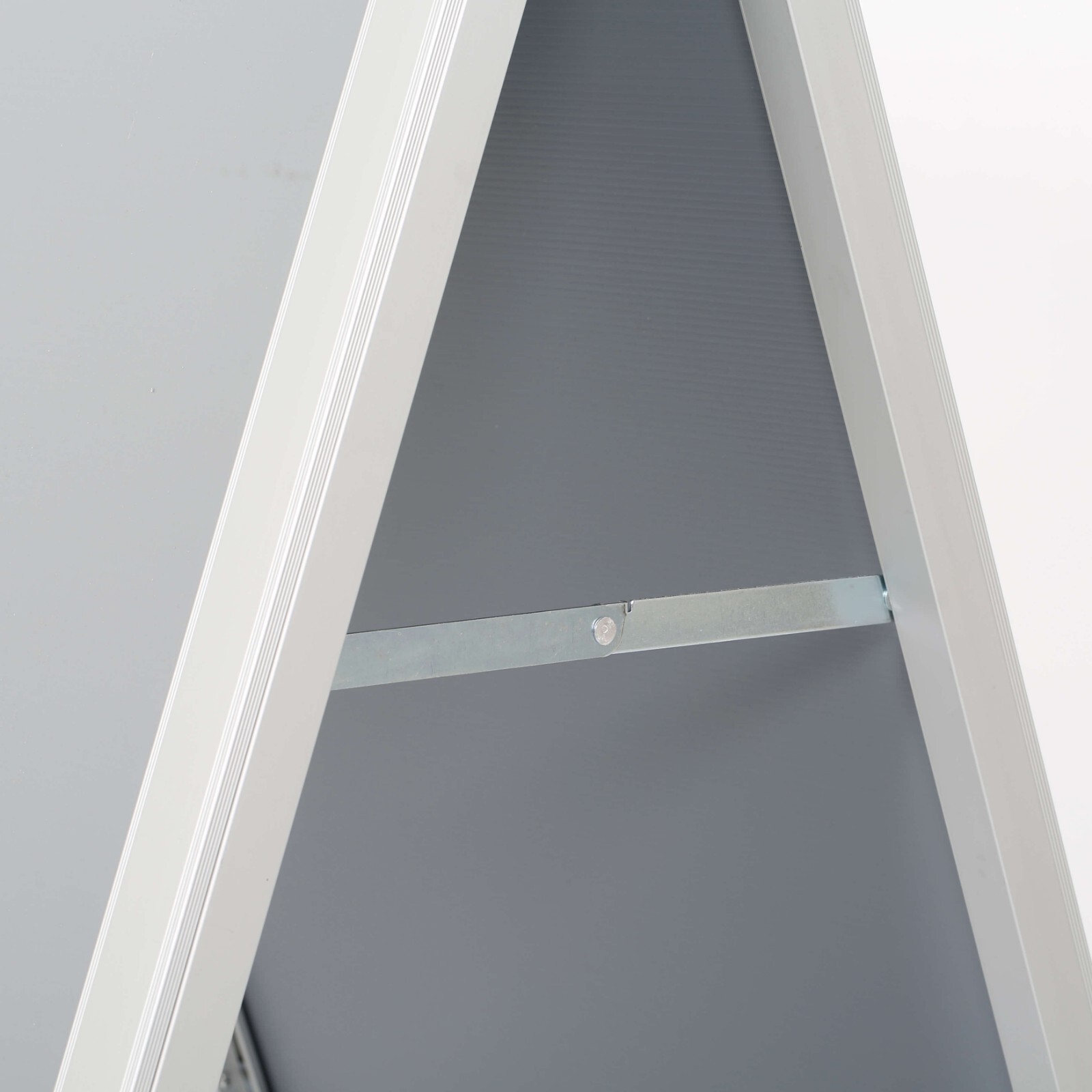 Sandwich Board 24×36 Inches Slide-in A Frame Double Sided Aluminum Silver