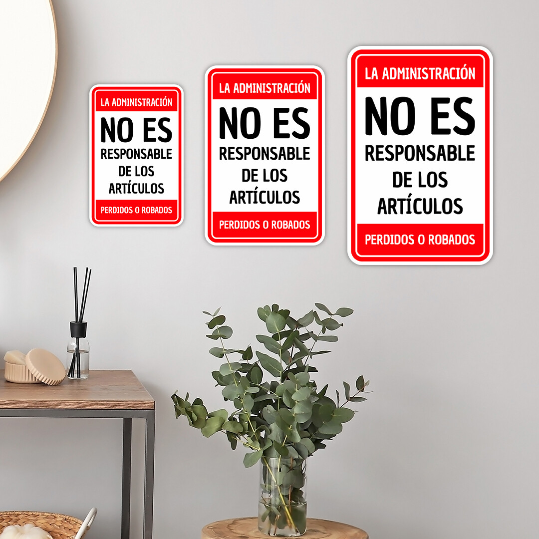 Portrait Round Plus La Administración No Es Responsable de los Artículos…