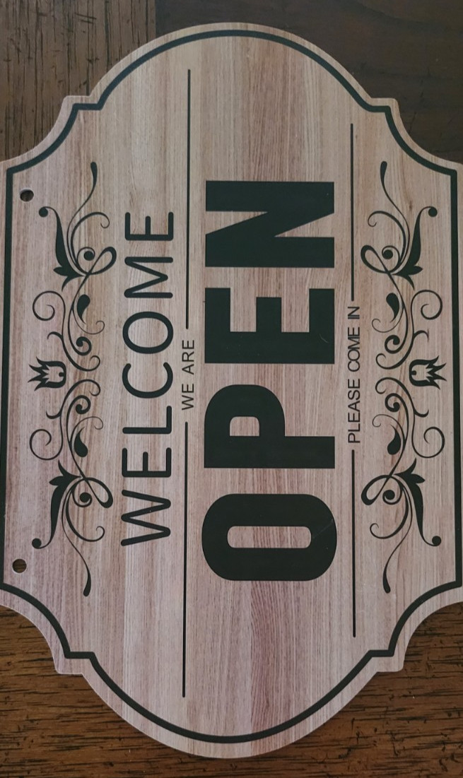 open/close business sign New