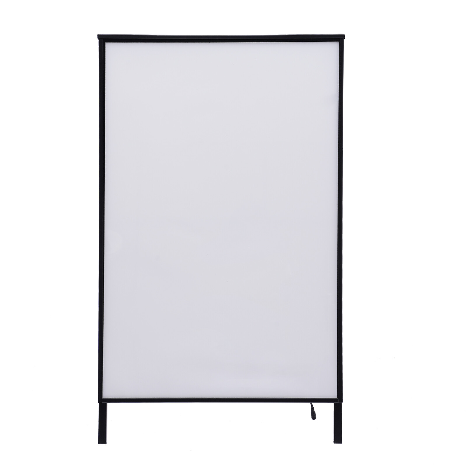 LED Movie Poster Frame Floor Standing 60 × 90 cm Light Guide Black