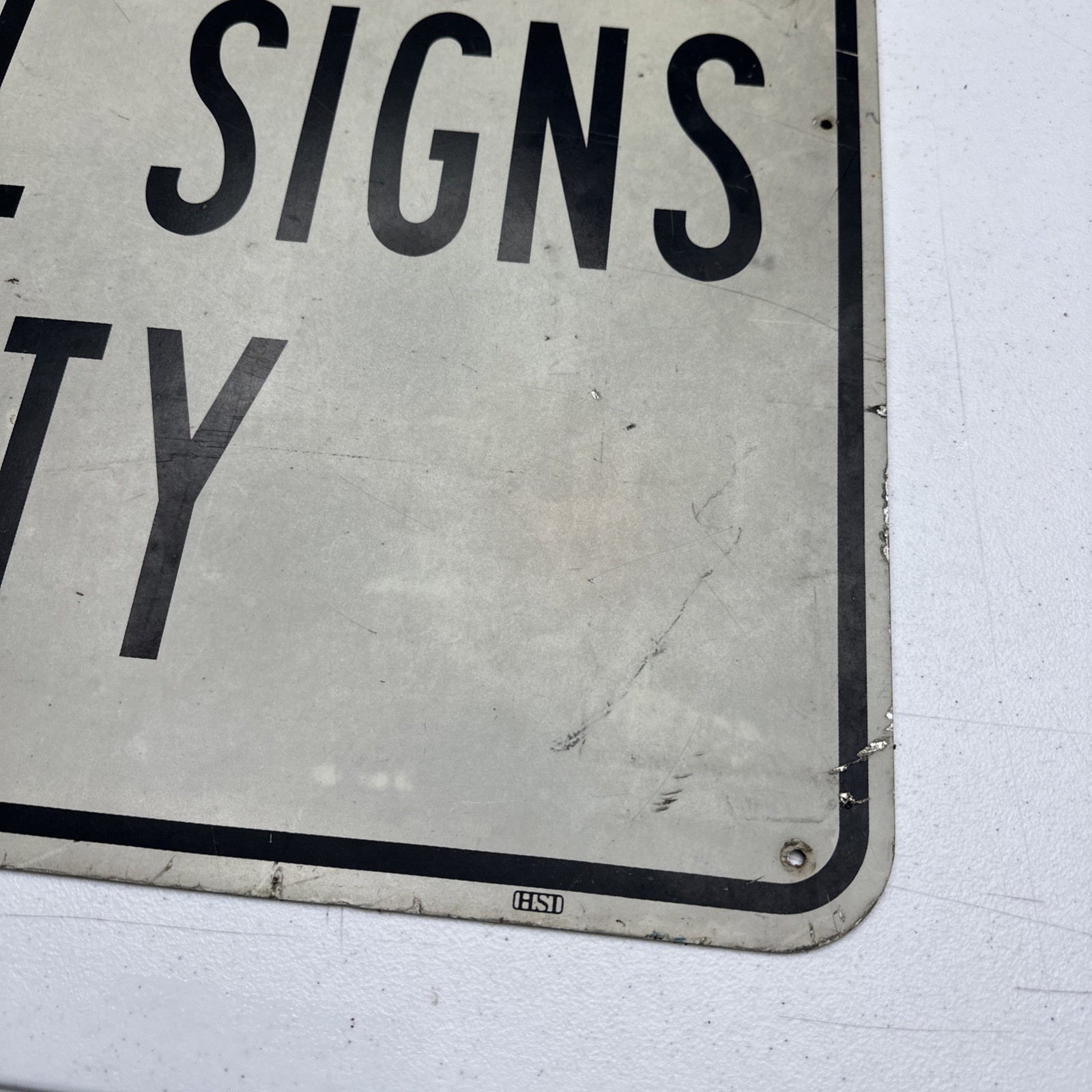 Permit Required For All Signs In City Aluminum Sign 24×30