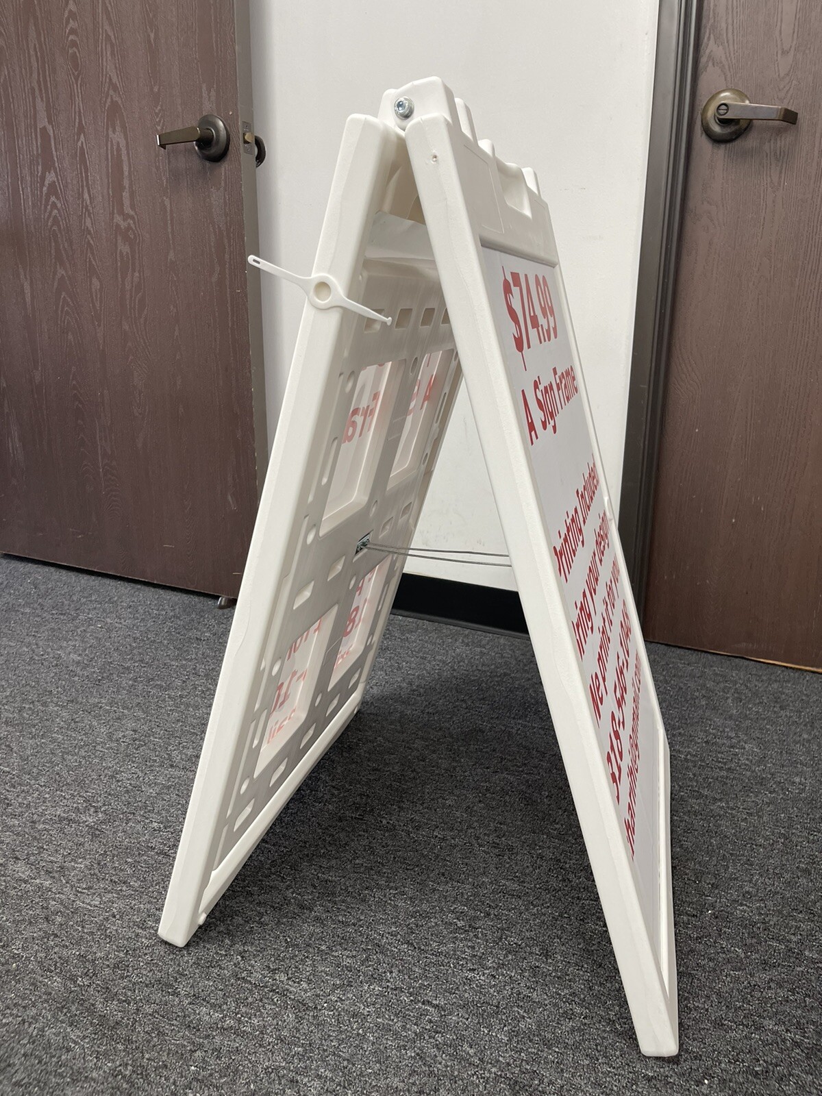 Custom REPLACEMENT SIGN A-Frame Sidewalk Sign replaceable Board 22.5′ X 29.5′
