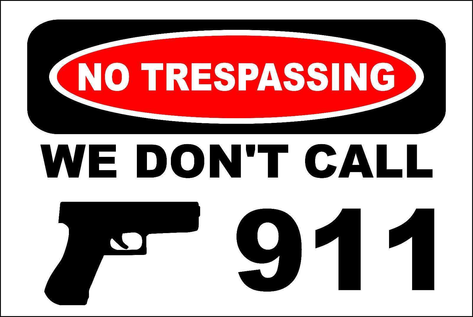 No Parking No Trespassing No Smoking Beware Dog Pool, Fire Notice PVC Signs 8×12