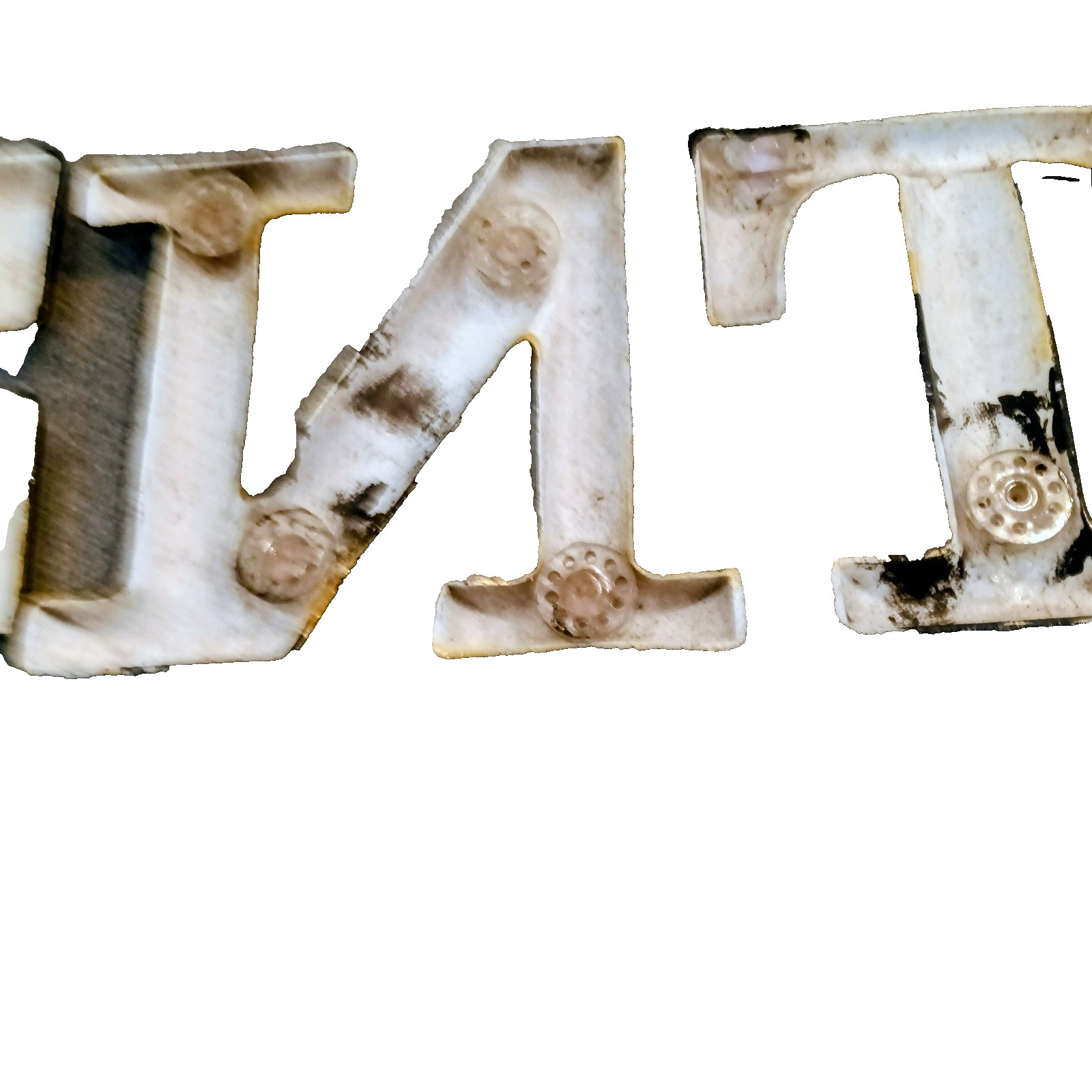 ENTER or RENT Individual Letters Vintage Gold 6″ individual Gold Letters