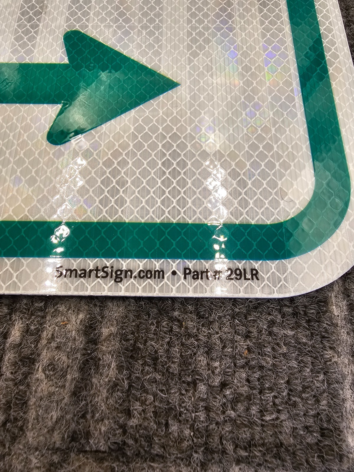 (QTY 2) SmartSign 3M 12×18 Back-In Parking Only Sign 12×18 inch Green White