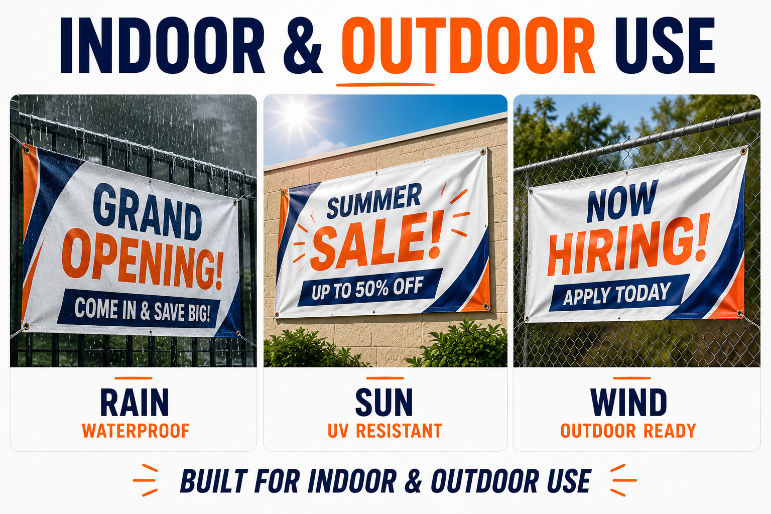 Custom Printed Banner – Outdoor Vinyl Sign for Business, Promotions & Events