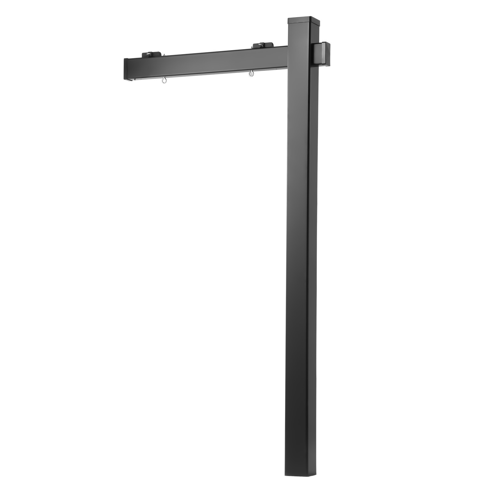 Uimoso 6 ft Black PVC Real Estate Yard Sign Holder for Outdoor Use
