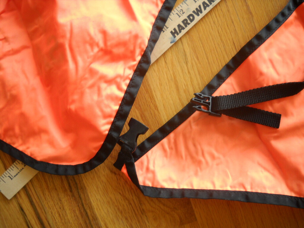 2 For Sale Signs Fluorescent Orange Embroidered buckle fastener triangular