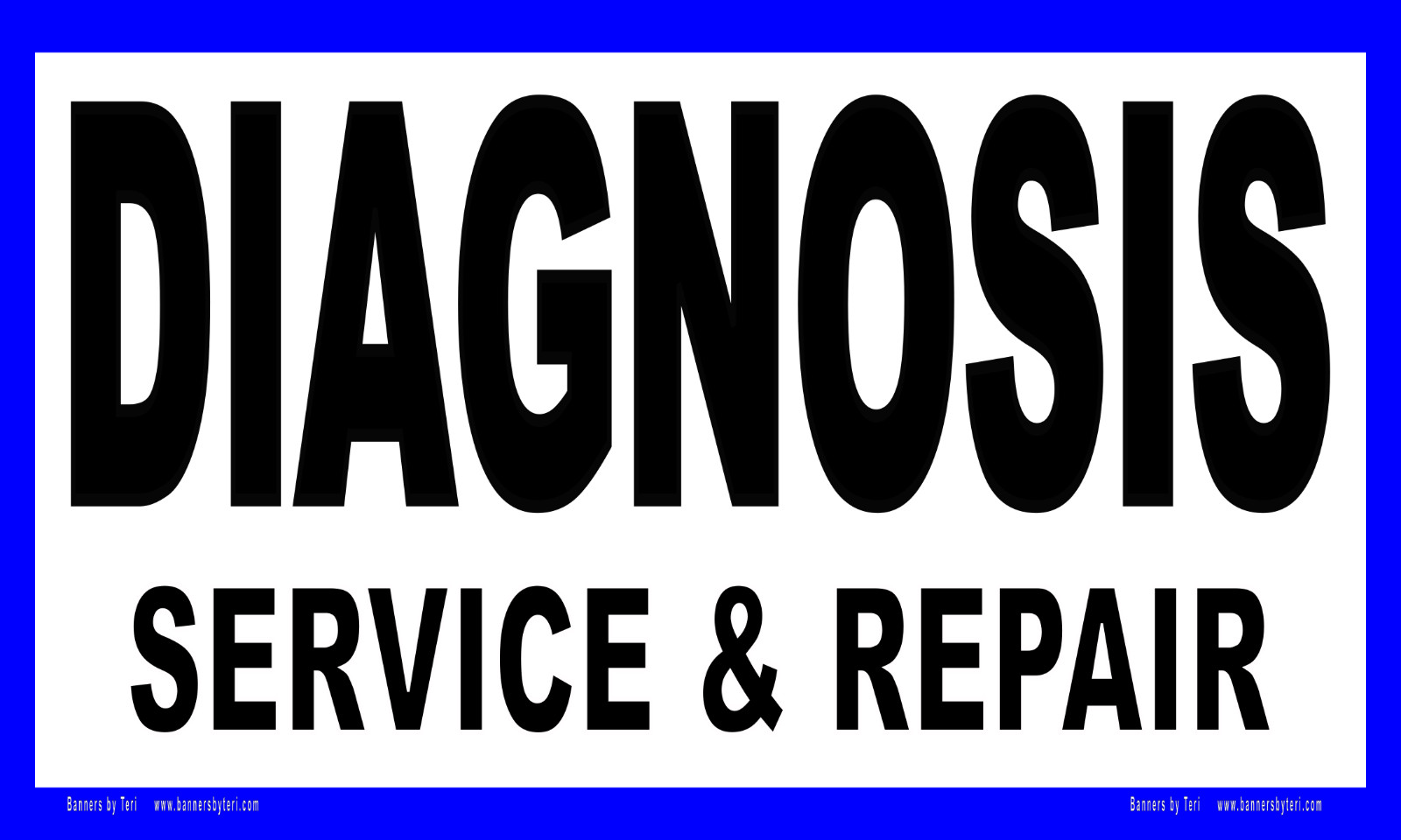 ‘CHECK ENGINE’ & ENGINE ‘DIAGNOSIS’ Banner Signs -Vinyl – 7 Sizes -Fast Ship-USA