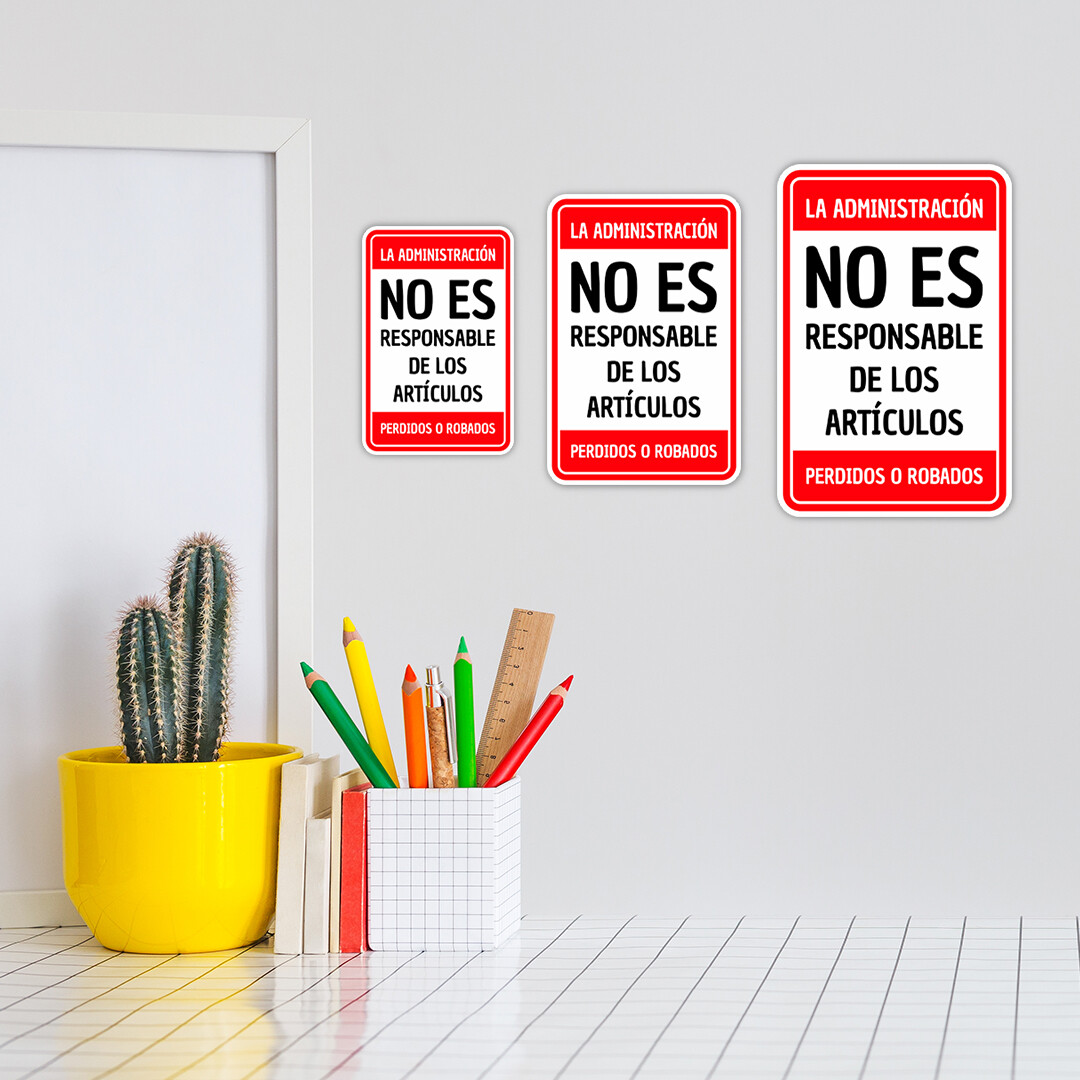 Portrait Round Plus La Administración No Es Responsable de los Artículos…