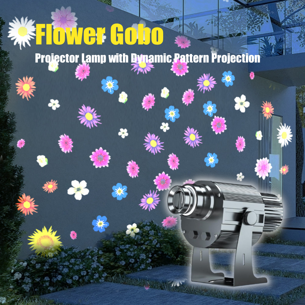 40W-600W Customize Falling Flower Gobo Projector Lamp with Dynamic Pattern