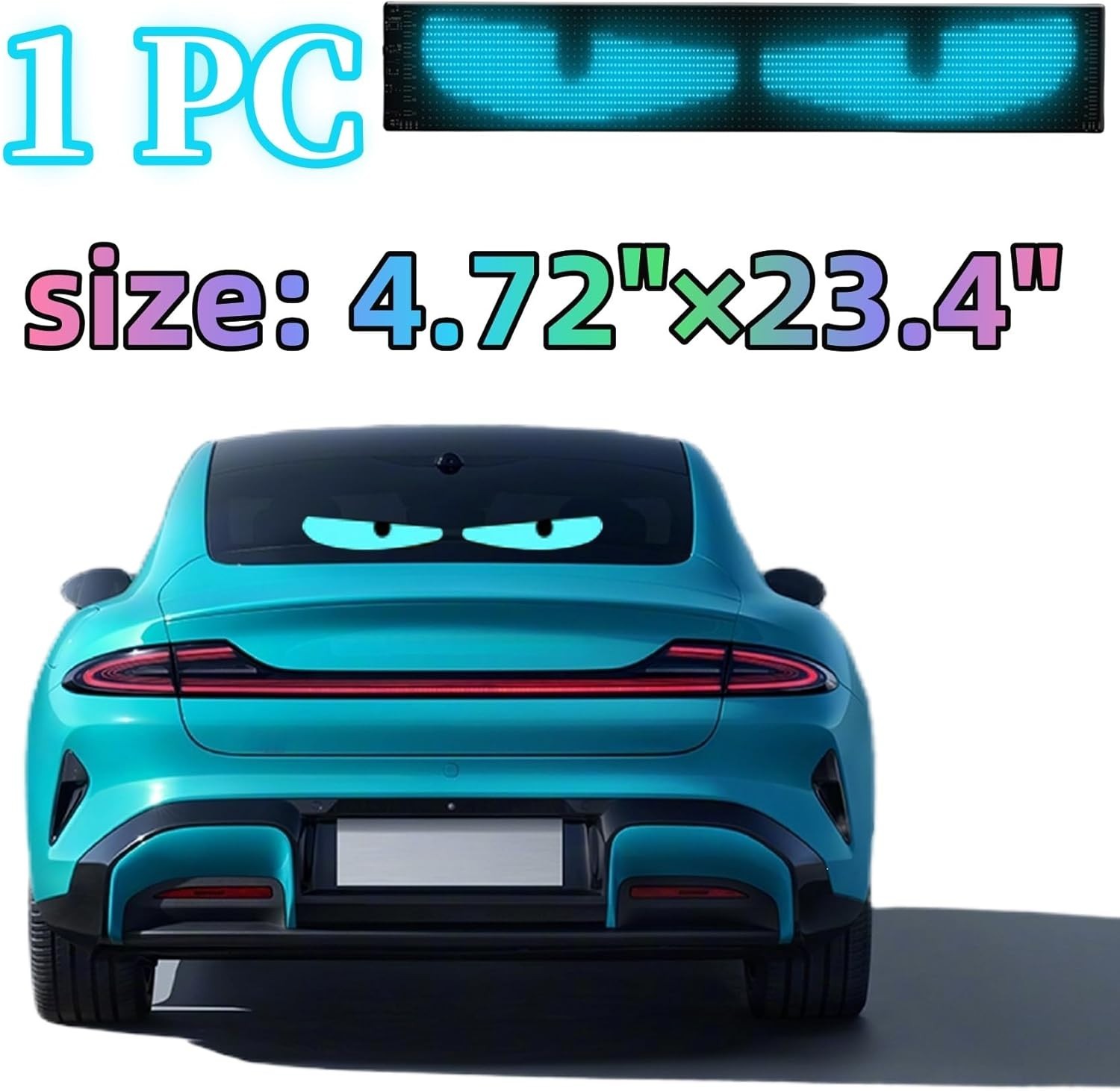 Customizable LED Eyes for Cars & Trucks – Ultra-Thin Dynamic Waterproof Design