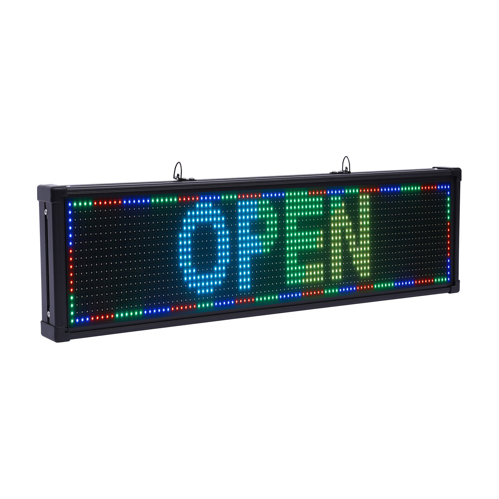 LED Scrolling Sign 26″*8″ Message Board Full Color RGB Programmable Sign