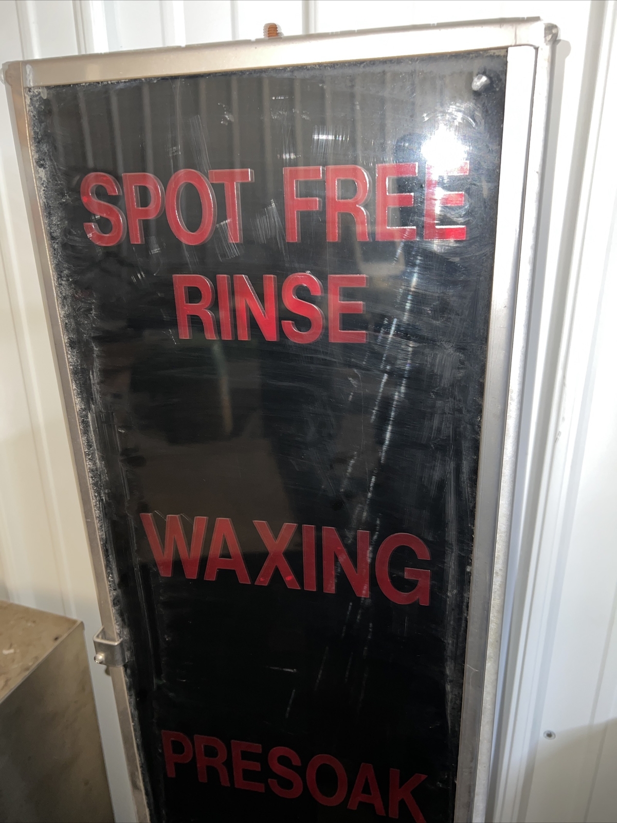 Automatic Car wash Electronic Sign Enter/Exit/Soak/Wax/Rinse