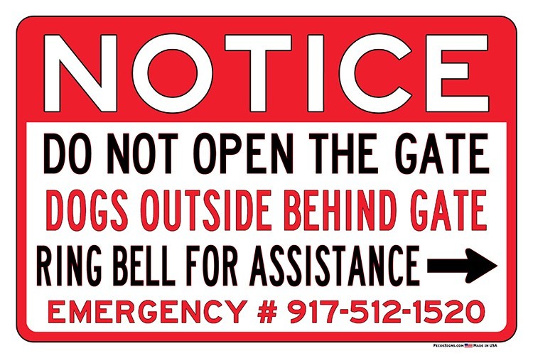 Custom Made 8″x12″ or 12″x8″ Aluminum Sign UV Protected Made in USA