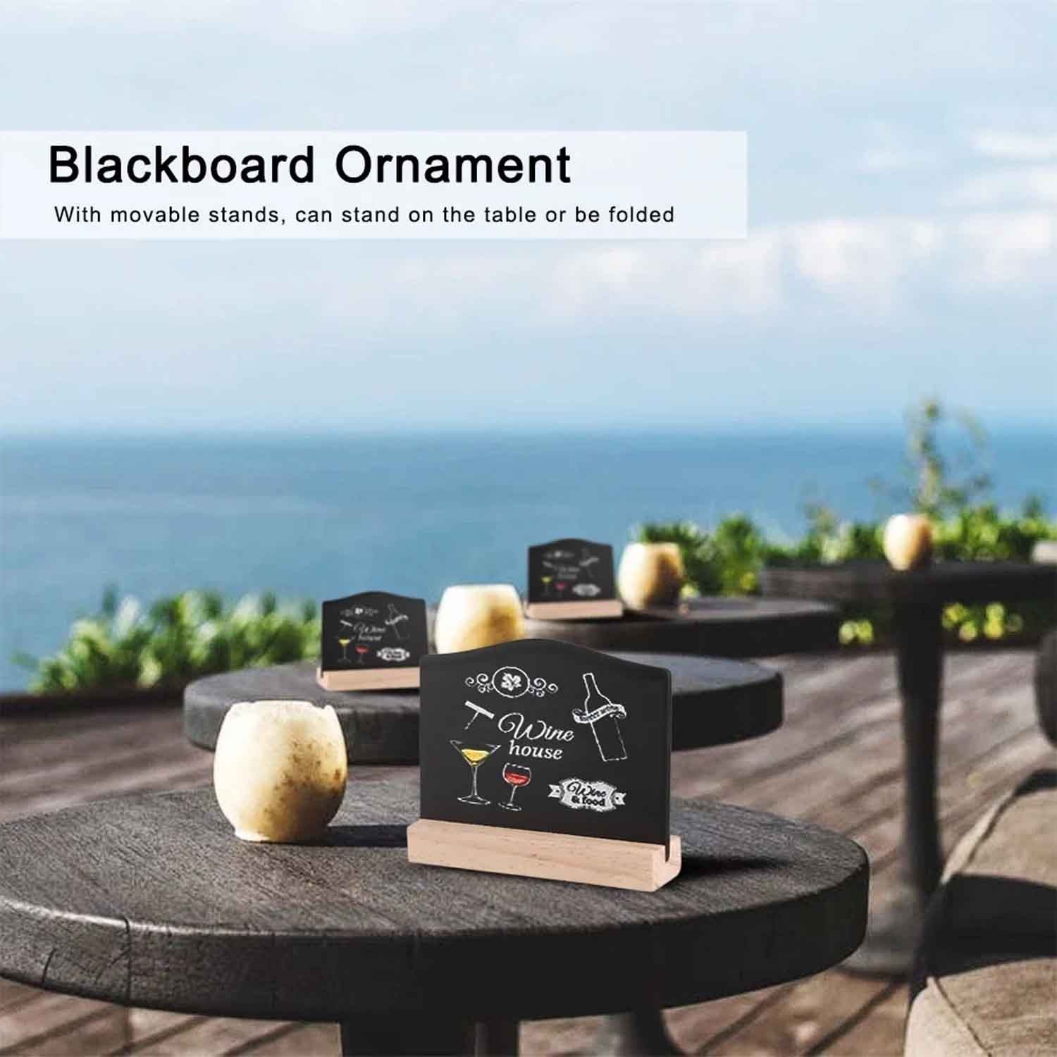 10Pcs Set Message Mini Blackboard Mini Display Blackboard