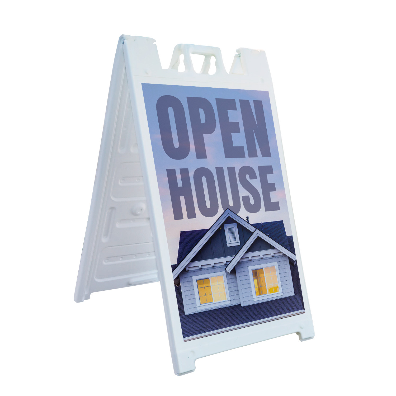 Open House Heavy Duty A-Frame Sidewalk Sign Real Estate Promotions Event