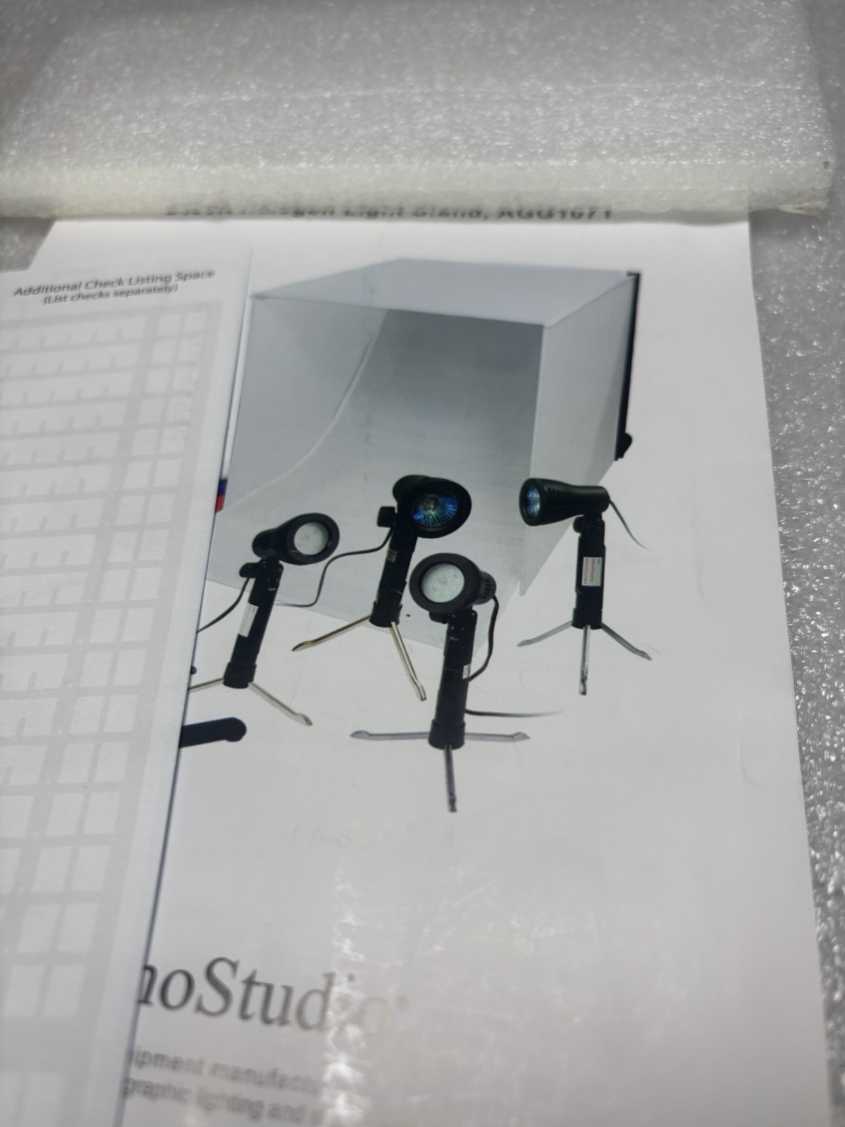 4 LED Light Box Lamps, 2 Single Led Lamps, 2 Ten Led Lamps,