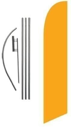 Solid Colored Feather Banner Flag Kit w/Spike
