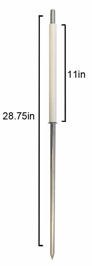 ECONOMY GROUND SPIKE FOR 16FT ADVERTISING FLAG POLE swooper (pole not included)