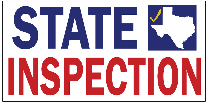 STATE INSPECTION Vinyl Banner advertising Sign. Full color 2×4 ft, 2×6, 3×10