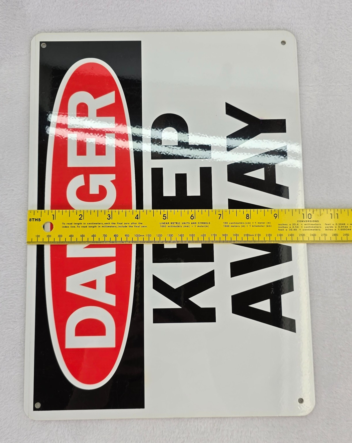 OSHA Safety Sign DANGER KEEP AWAY 14″x10″ Thick Plastic