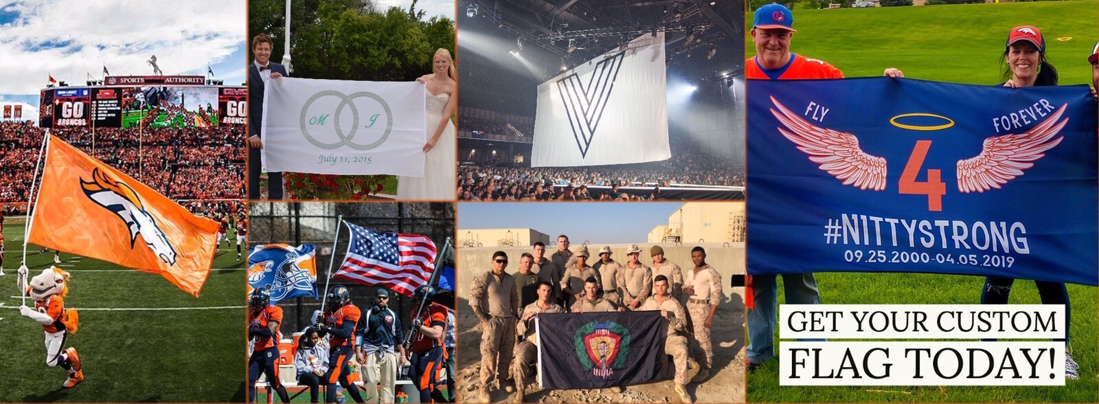 Custom Flag 3×5 ft Single Sided Banner USA SHIPPING! Sharp Imaging w/ 2 Grommets