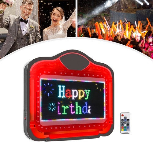 APP Programmable Display LED Acrylic Sign Displayer for Wedding, Birthday Party