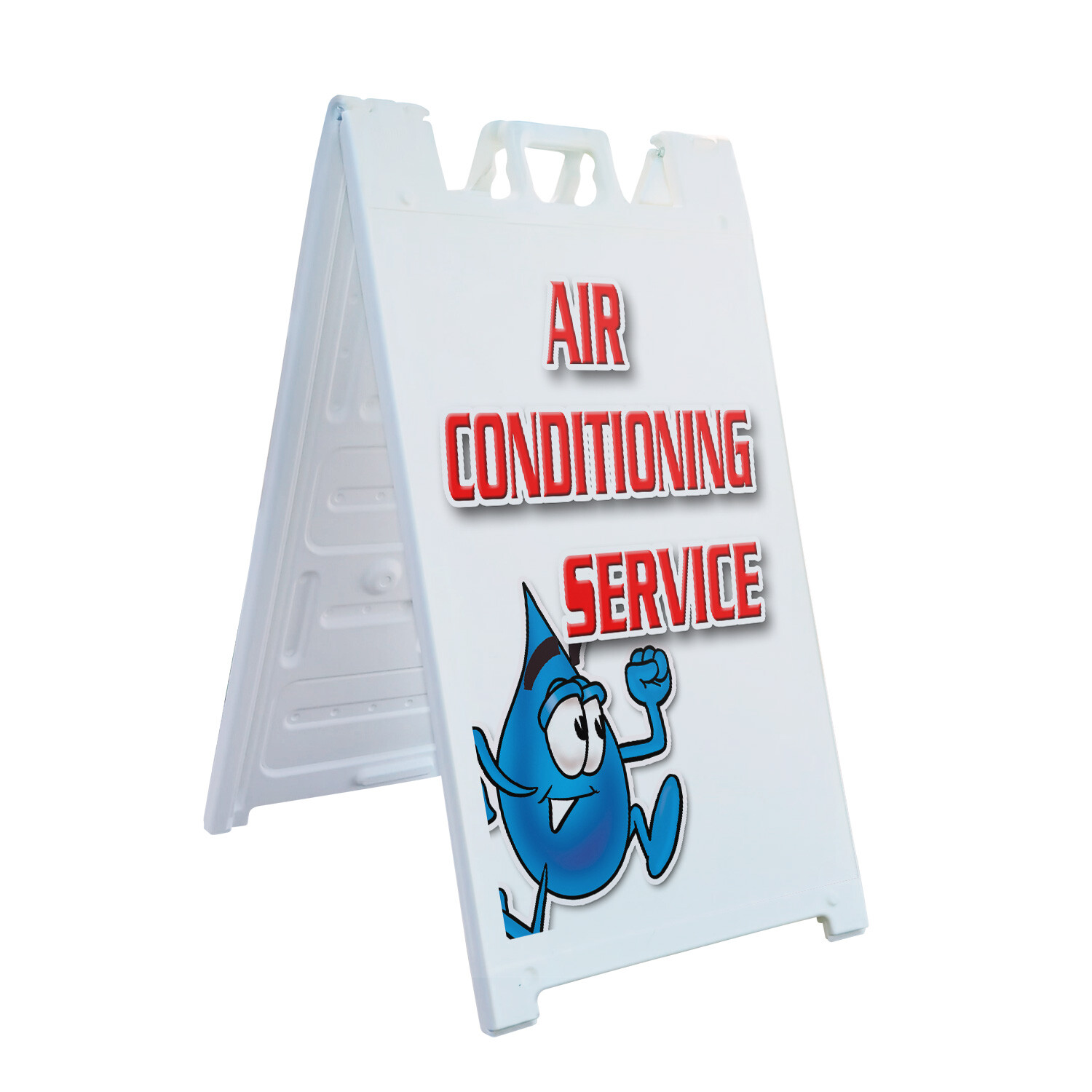 A-frame Sidewalk Air Conditioning Service 24″ x 36″ Double Sided A-Frame Sidewal