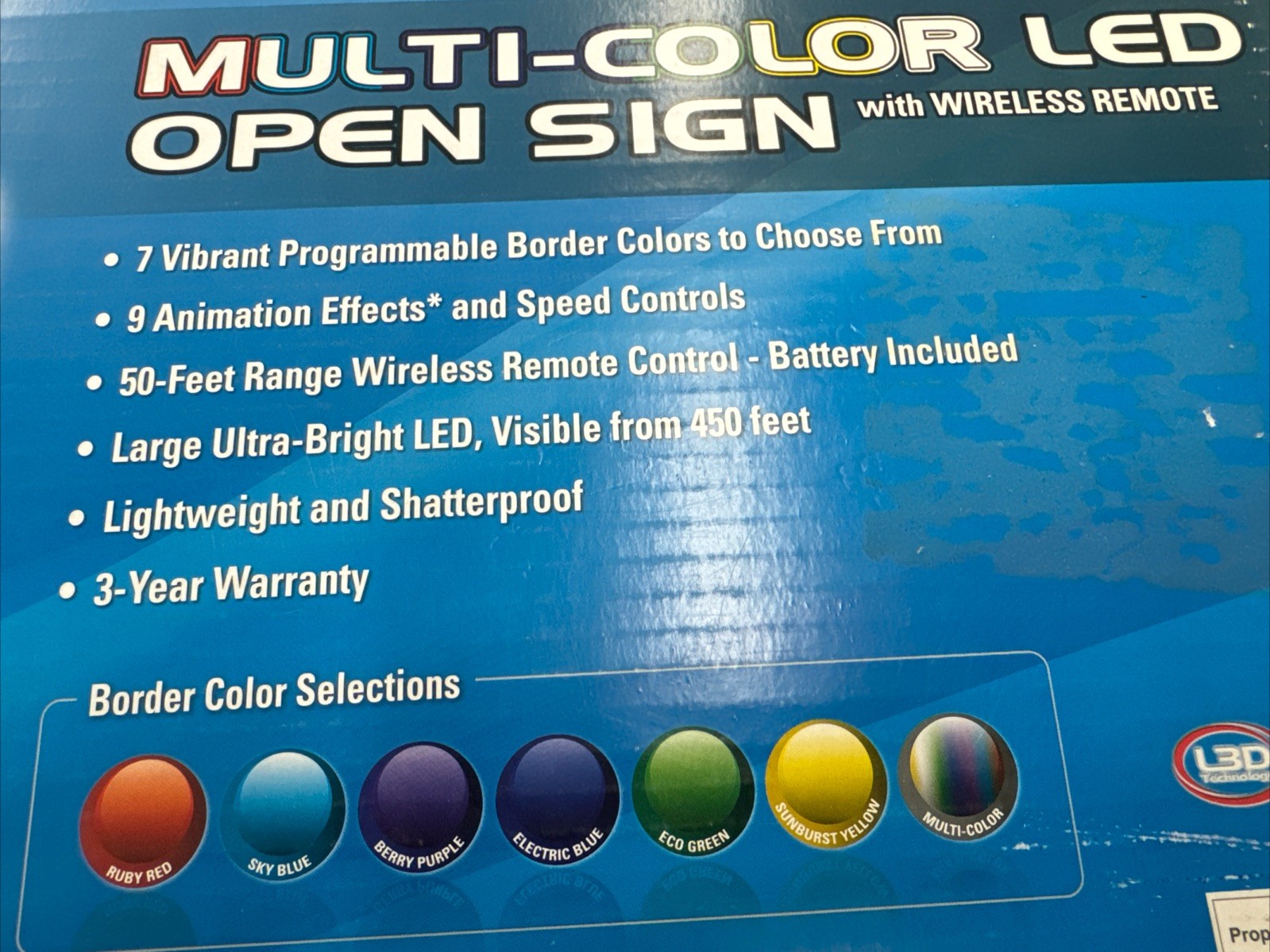 Large LED Open Sign 22 “Neon Light Bright for Restaurant Bar Store Shop Business