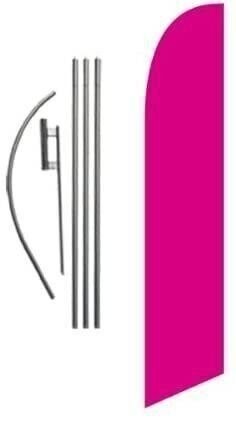 Solid Colored Feather Banner Flag Kit w/Spike