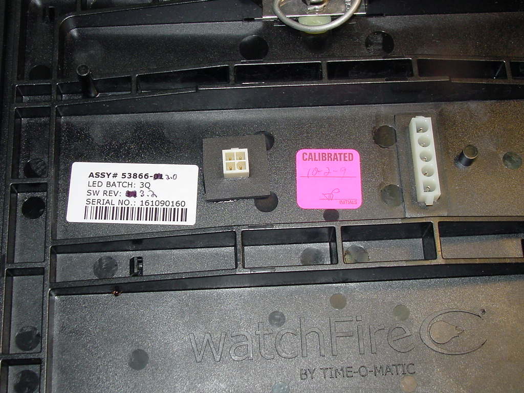 Time-O-Matic, WatchFire Digital Sign 53866-2.0, SW Revision 3.2, 12 In X 12 In