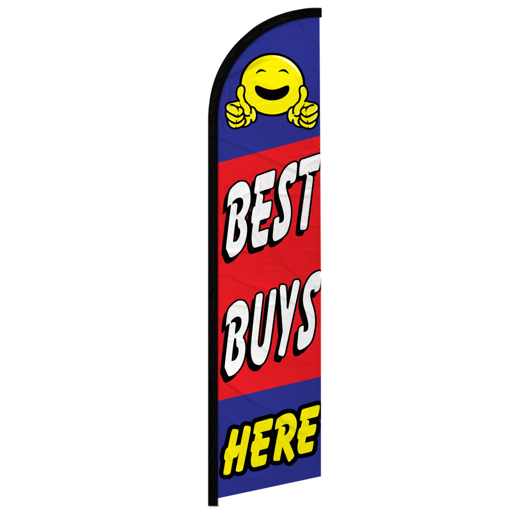 Best Buys Here Full Curve Windless Swooper Flag Sale Promotional