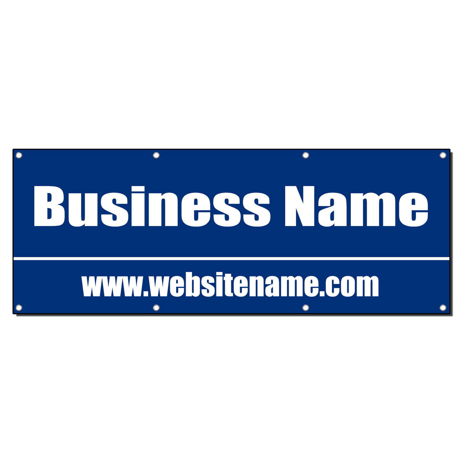 BUSINESS NAME CUSTOM PHONE Banner Sign 4 ft x 2 ft /w 4 Grommets